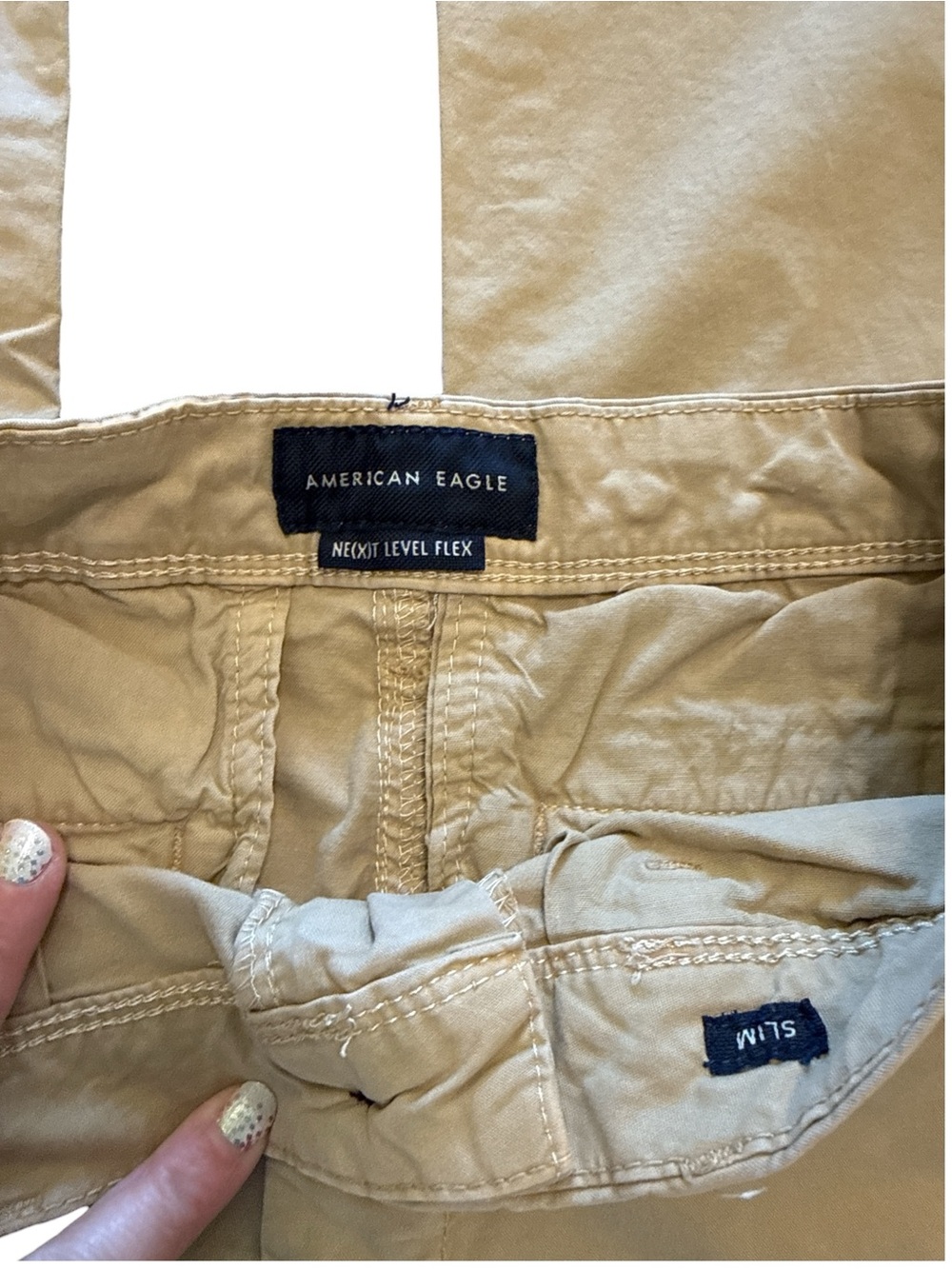 American Eagle Outfitters Tan Khaki Pants - Picture 4 of 4